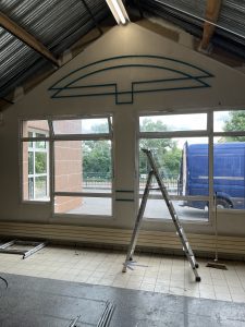 Suite des préparatifs de la salle commune, pour la rénovation